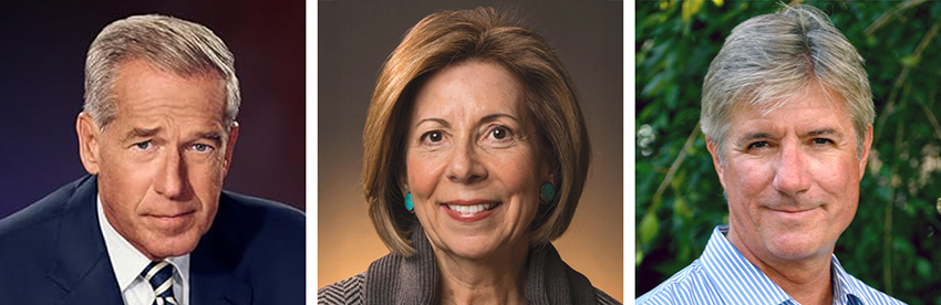 Brain Williams, Alice Greenwald, and James Young