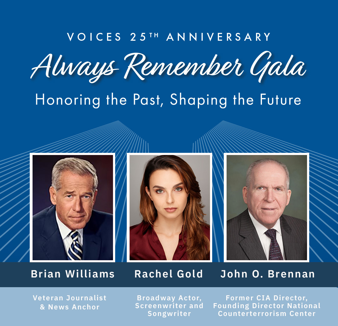 Voices 25th Anniversary Always Remember Gala: Honoring the Past, Shaping the Future